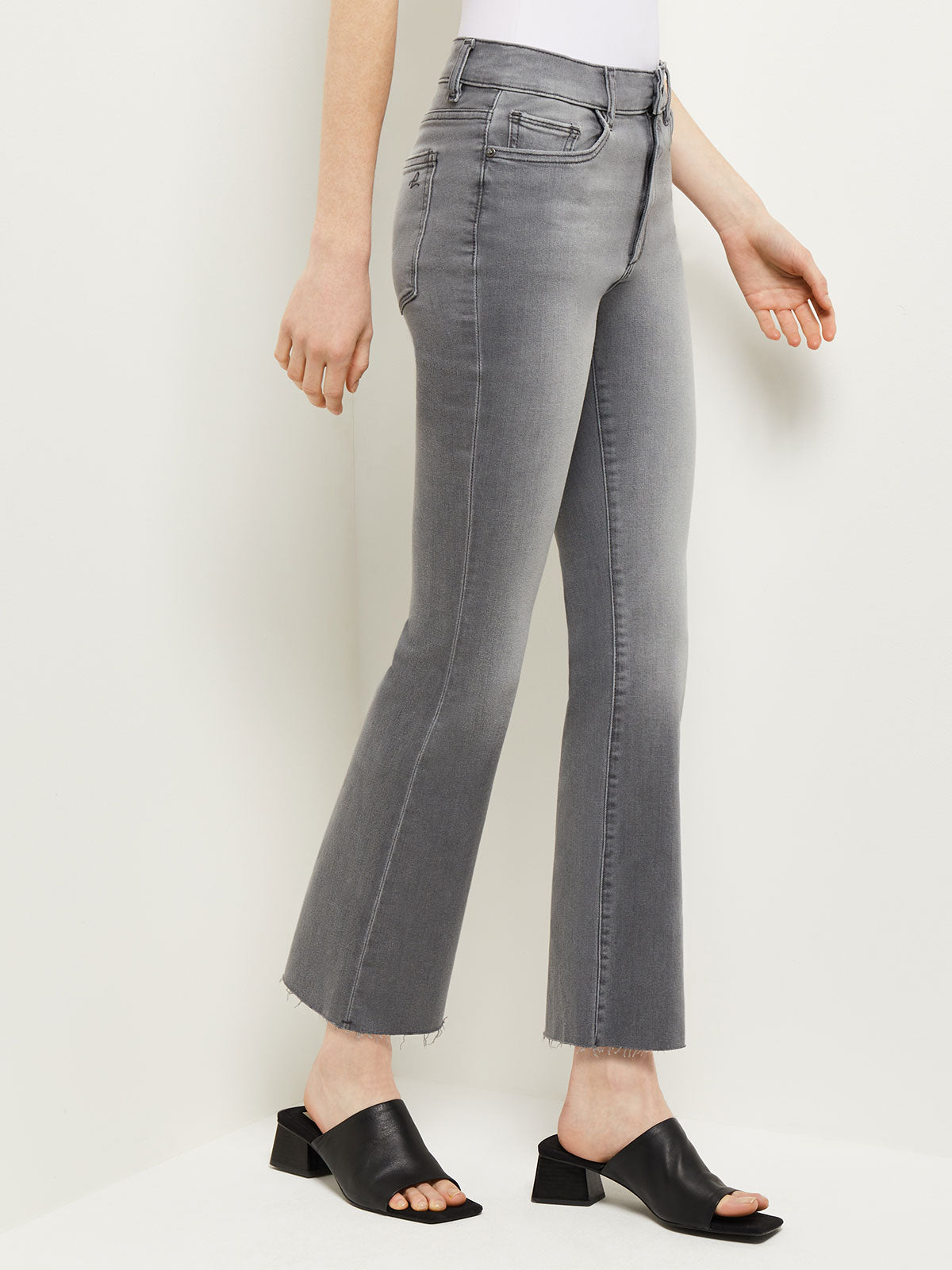 Bridget High-Rise Cropped Bootcut Jeans