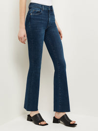 Bridget High-Rise Bootcut Jeans, Seacliff, Seacliff | Misook Premium Details