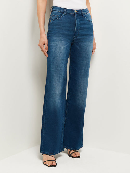 Hepburn High-Rise Wide Leg Vintage Jean, Orlena, Orlena | Misook