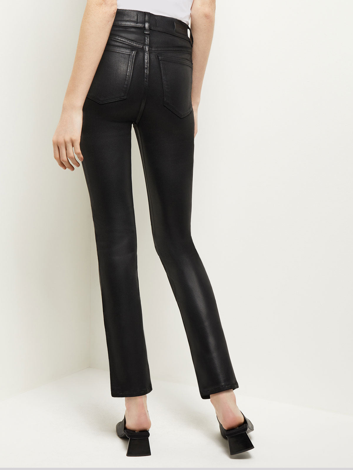 Mara Mid-Rise Straight Leg Ankle Jeans