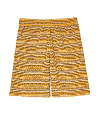 Lightweight Tweed Knit Midi Shorts