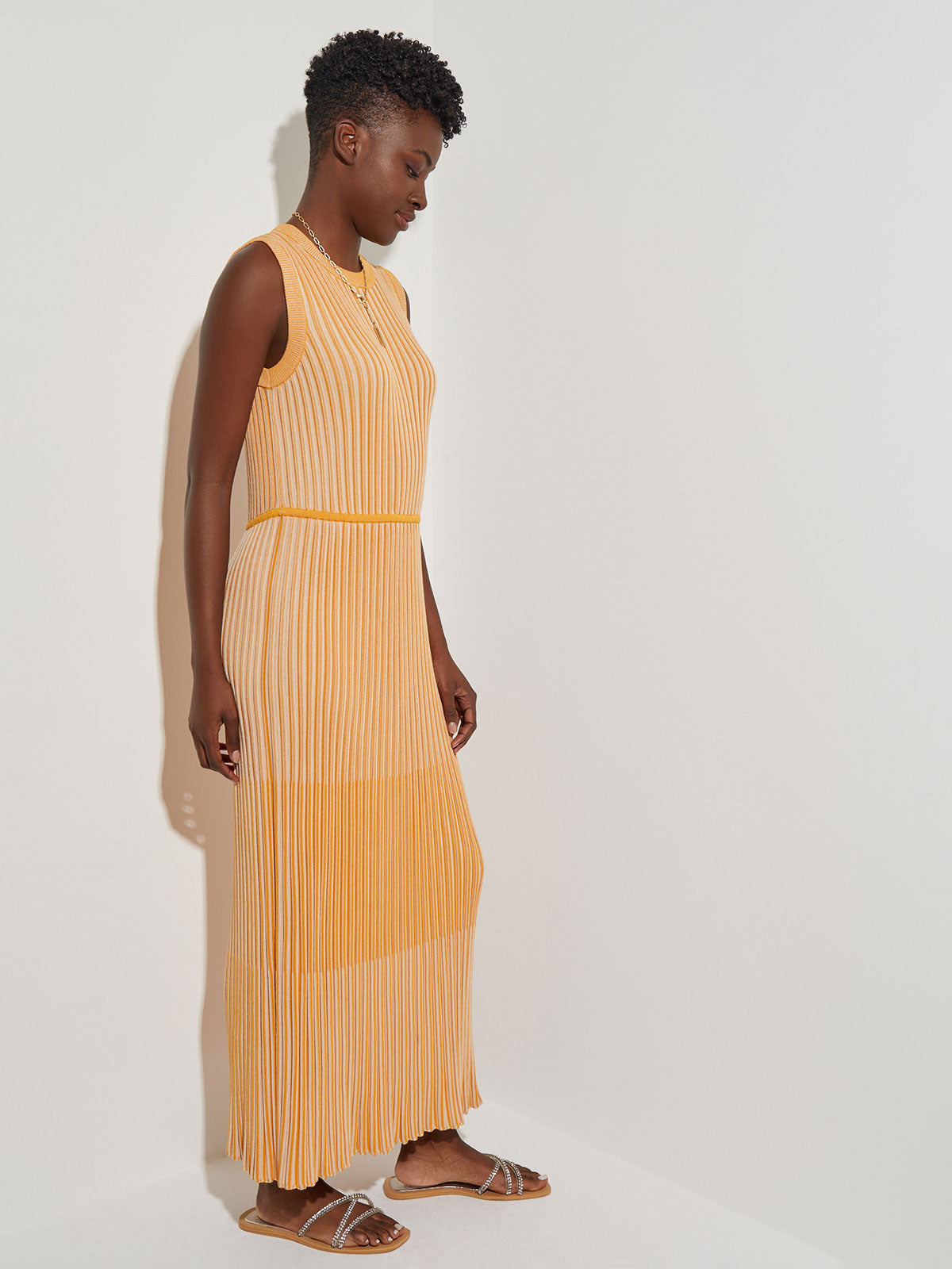 Rib knit hotsell maxi dress