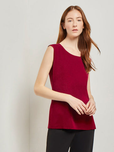 Classic Knit Tank Top, African Violet, African Violet | Misook