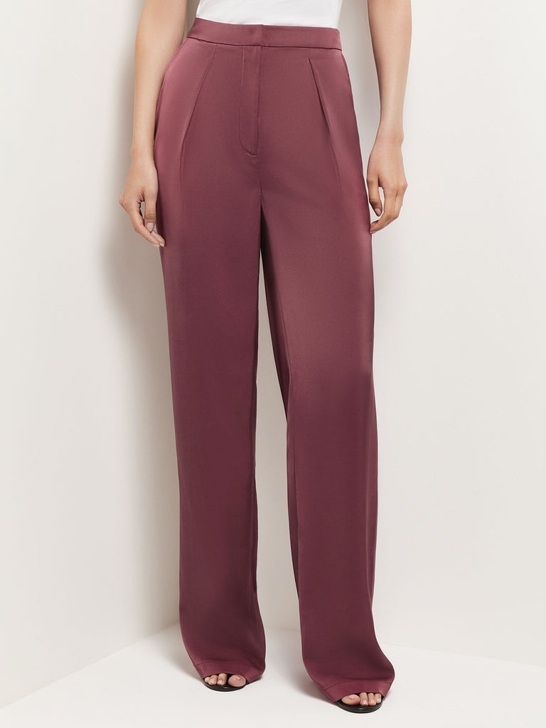 Straight Leg Woven Pants