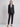 Tailored Fit One-Button Jacquard Knit Jacket