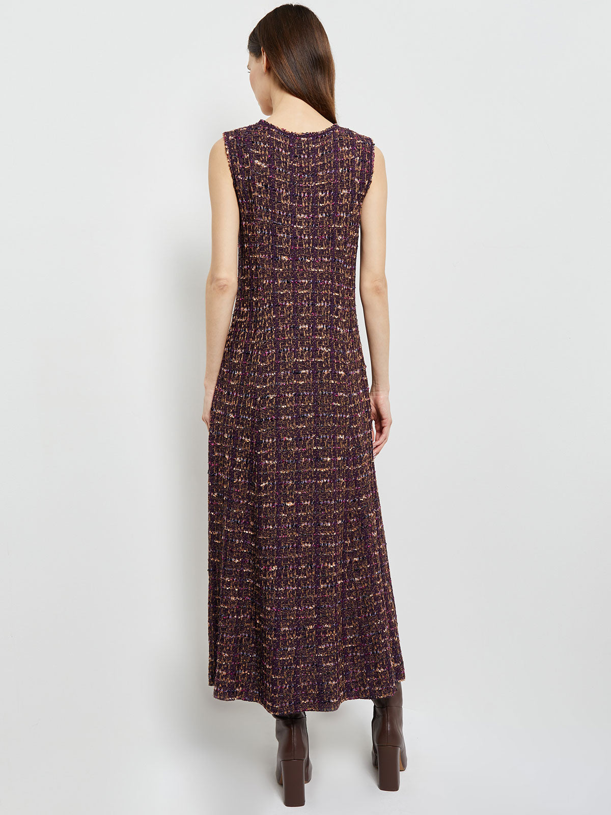 Tweed fit and deals flare dress