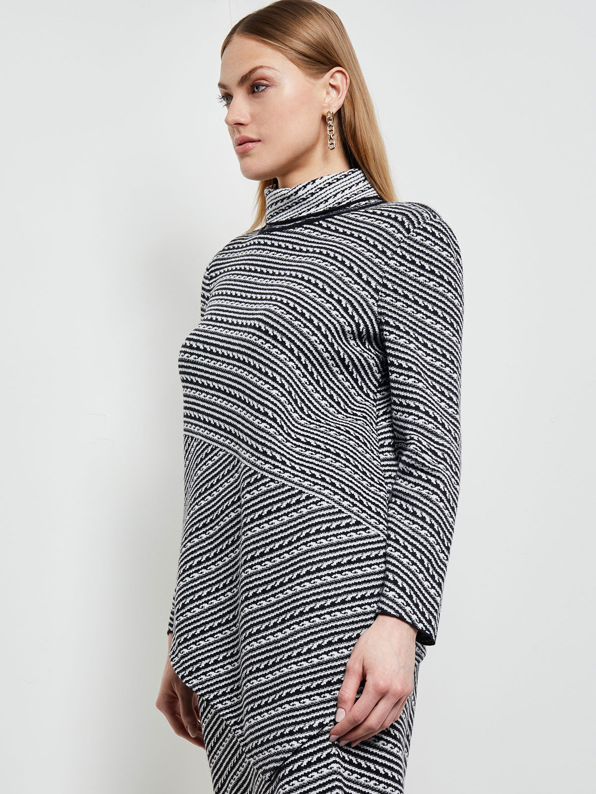 Asymmetrical best sale turtleneck tunic