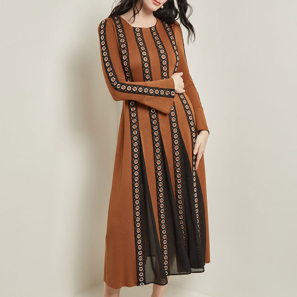 新品 AGNONA Knit midi dress ベージュ ワンピース S K6563E-842_600x600_crop_center