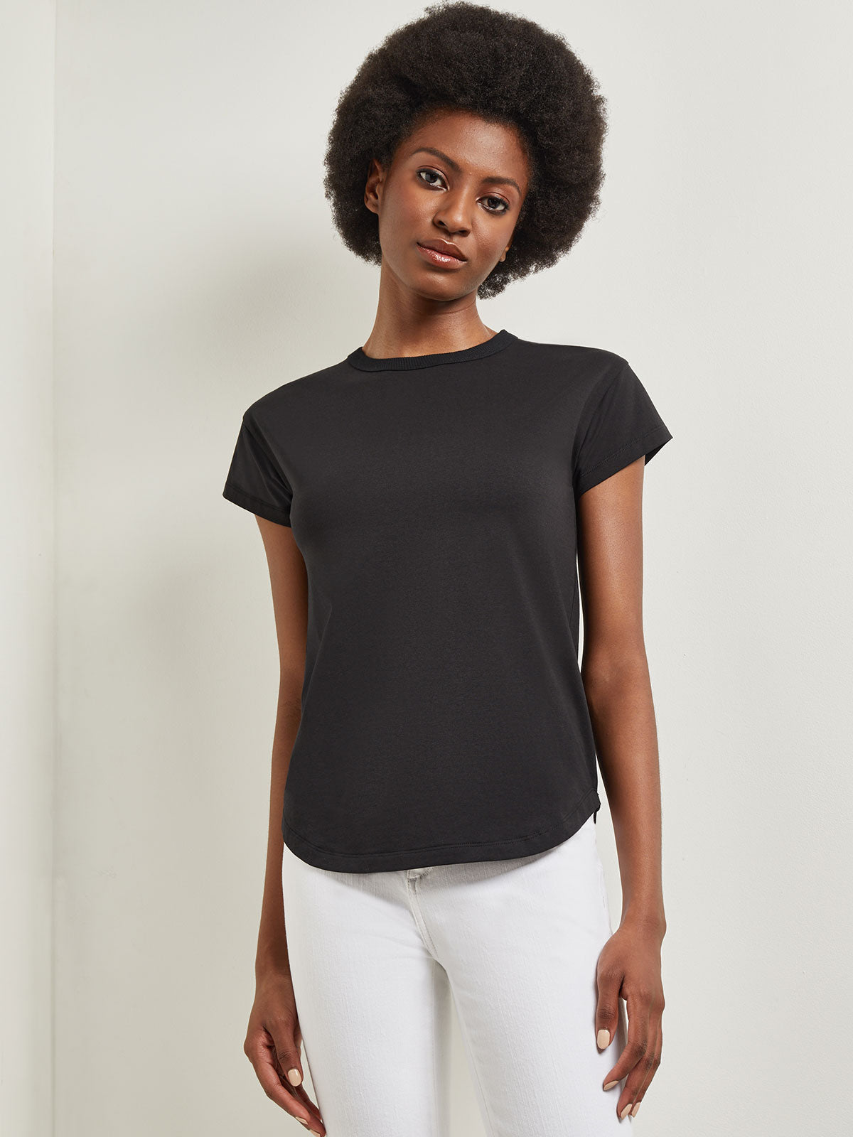 Classic Short Sleeve Jersey Knit Top