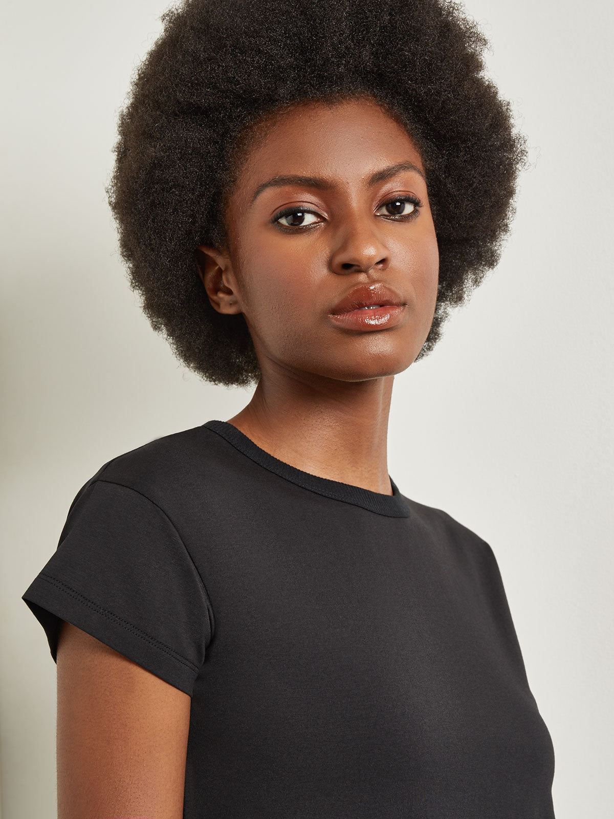 Classic Short Sleeve Jersey Knit Top