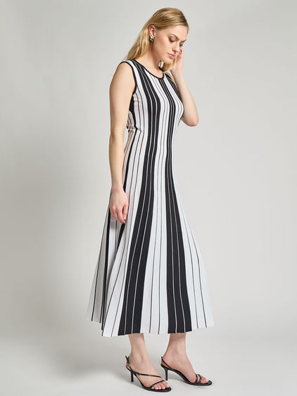 green emerald velvet dress Black 1960s Vertical Stripe Straps Pencil Dress