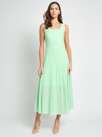Fit & Flare Lined Cable Soft Knit Maxi Dress - True Fit Fit & Flare Lined Cable Soft Knit Maxi Dress - True Fit