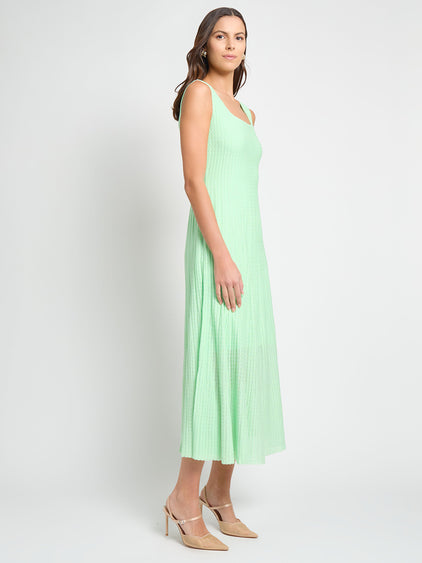 Fit & Flare Lined Cable Soft Knit Maxi Dress - True Fit Fit & Flare Lined Cable Soft Knit Maxi Dress - True Fit
