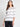 Scalloped Trim Soft Knit Tunic - True Fit, White/Black | Misook