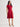 Fit & Flare LuxeStretch Ponte Dress, Scarlet Red - True Fit