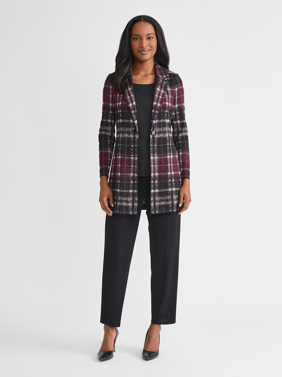 Heritage Plaid Knit Jacket - True Fit