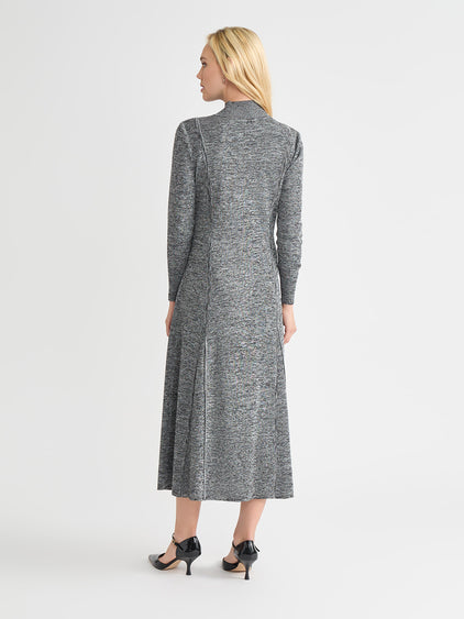 melange knit dress Melange Knit Maxi Dress by Rebecca Vallance