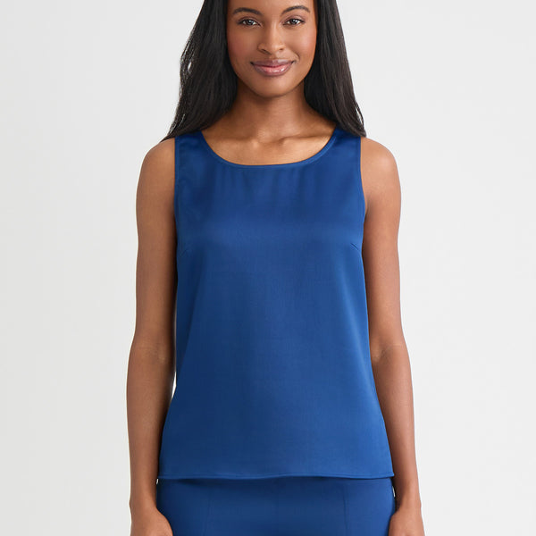 Classic Crepe de Chine Tank Top