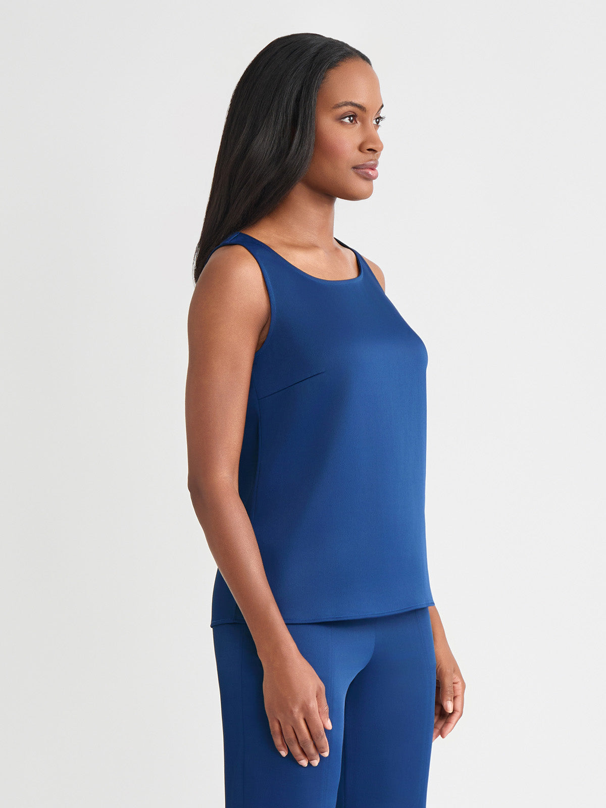 Classic Crepe de Chine Tank Top