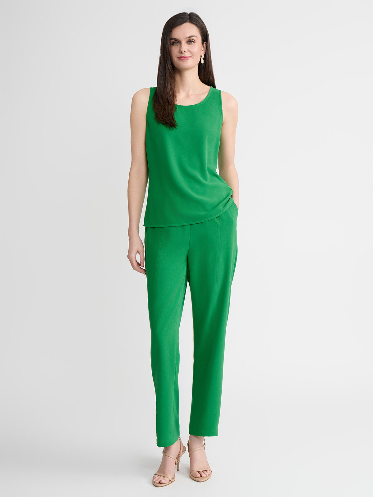 Classic Crepe de Chine Tank Top