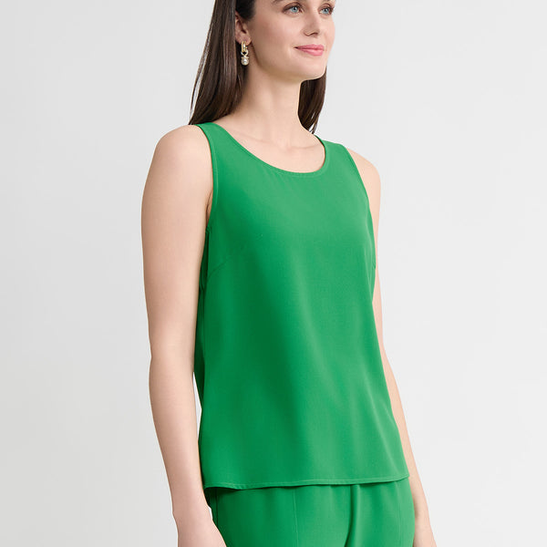 Classic Crepe de Chine Tank Top