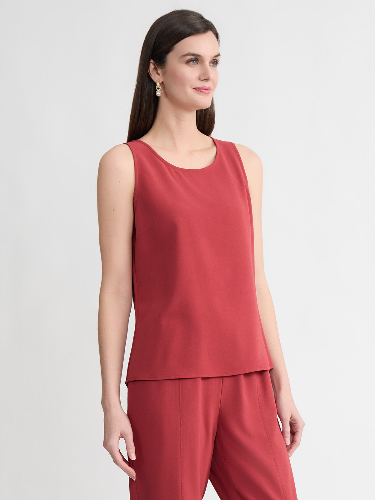 Classic Crepe de Chine Tank Top