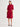 A-Line Pleated LuxeStretch Ponte Dress, Scarlet Red - True Fit