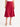 A-Line LuxeStretch Ponte Midi Skirt, Scarlet Red - True Fit