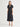Fit & Flare 100% Pima Cotton Button-Up Maxi Dress, Black - True Fit