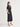 Fit & Flare 100% Pima Cotton Button-Up Maxi Dress, Black - True Fit