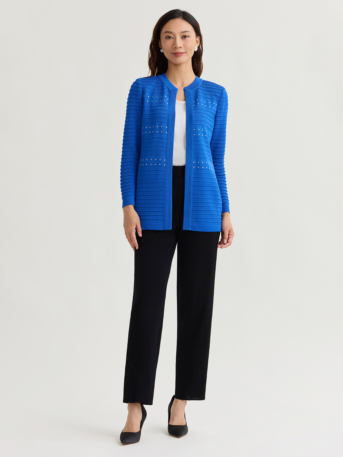 Heritage Ottoman Stitch Knit Jacket
