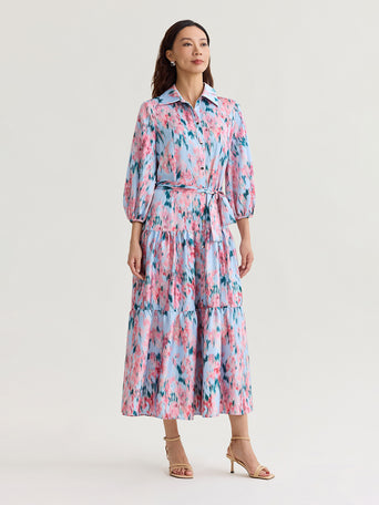 bright coloured midi dresses Lady Black Tie - Cater To You Multi Color Midi Dress