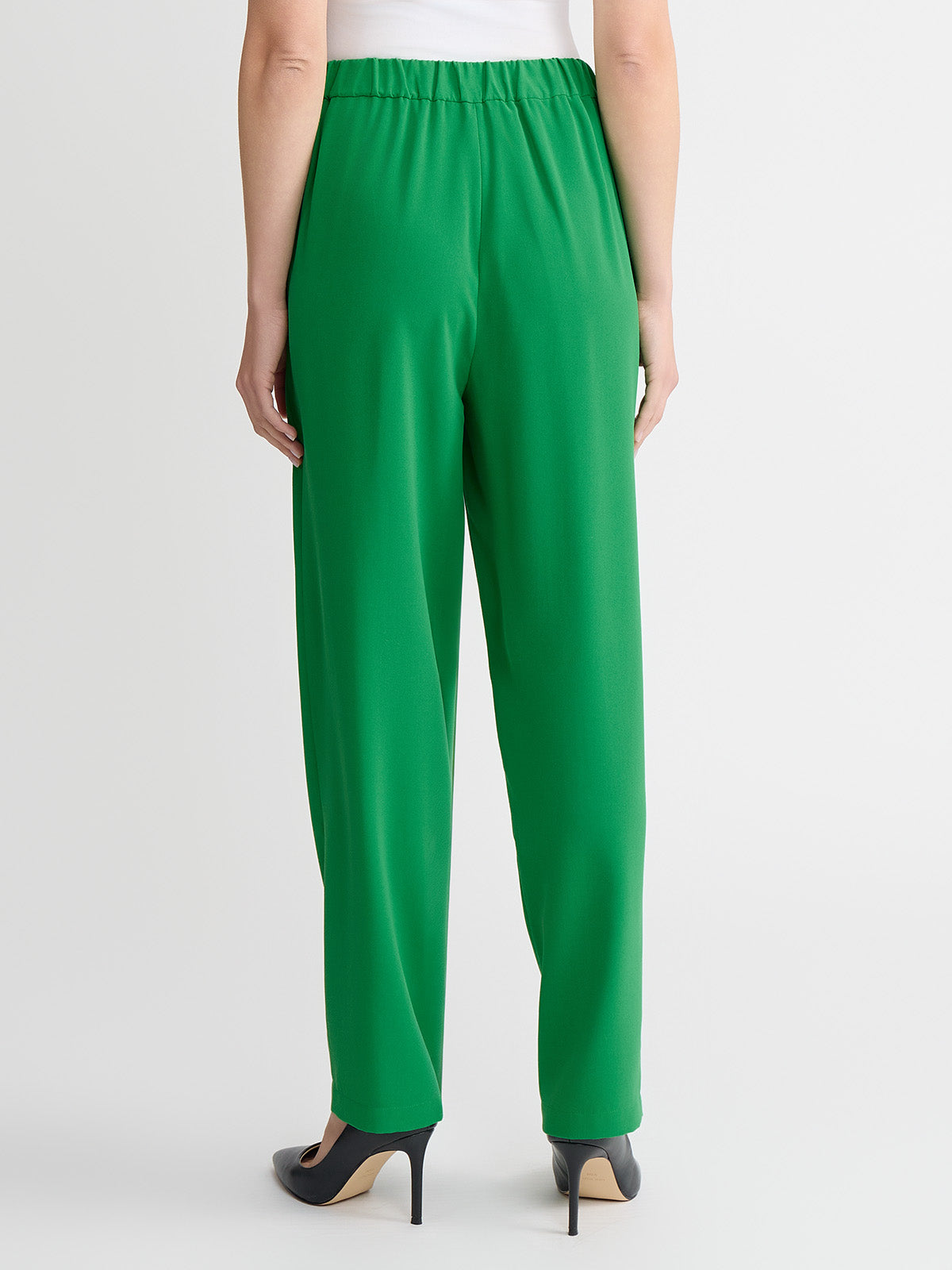 ⭐︎未使用⭐︎ RAKINES Crepe pinhead/Field pants Nora Straight Leg Crepe de Chine Pant