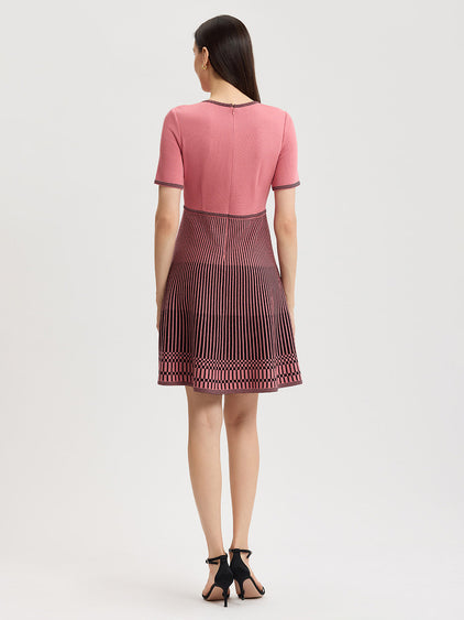 hemming knit dress Kimi Pleat Hem Knit Dress