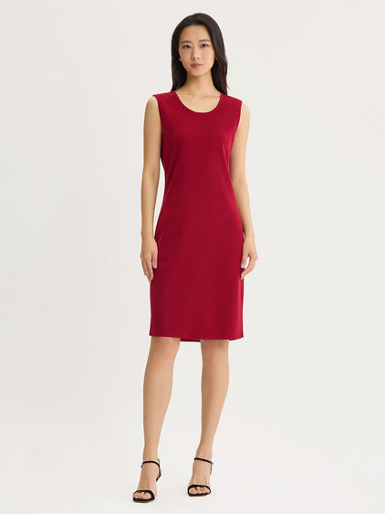 knitted sheath dress Sleeveless Knit published_date:2023-12-15T00:48:31Z