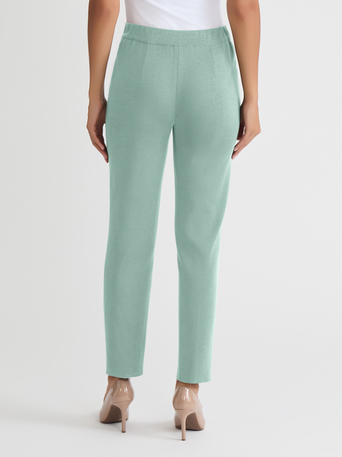 Nancy Slim Leg Mylana Knit Pant
