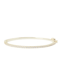 Gold-Tone Crystal Bracelet, Gold | Misook