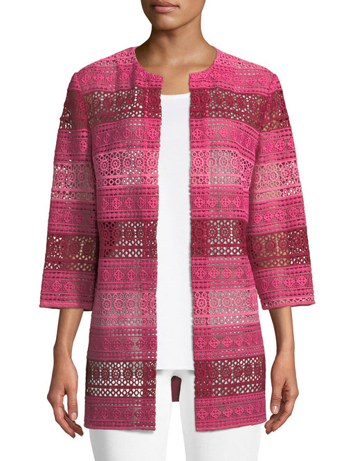 Azalea Crochet Jacket, Azalea | Misook
