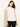 Sleeveless High Neck Draped Crepe de Chine Blouse, White