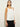 Classic Crepe de Chine Tank Top, White - True Fit
